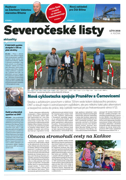 Severočeské listy : zpravodaj, který píšete sami