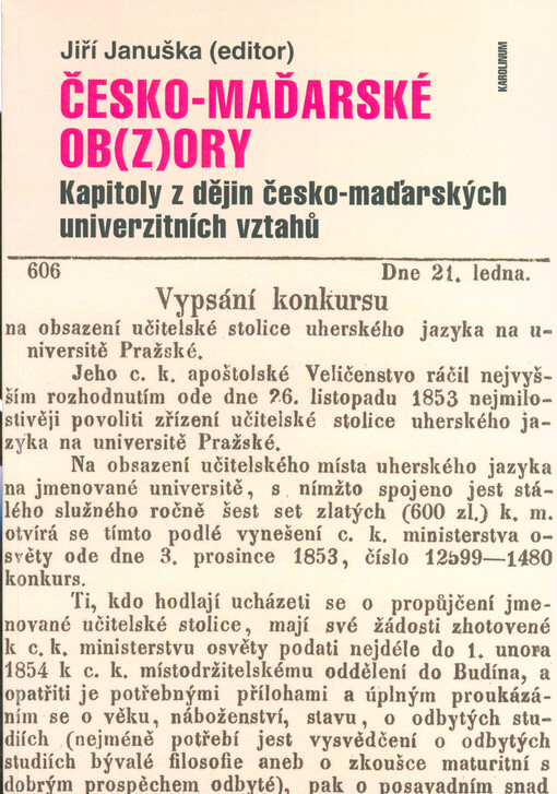 Česko-maďarské ob(z)ory