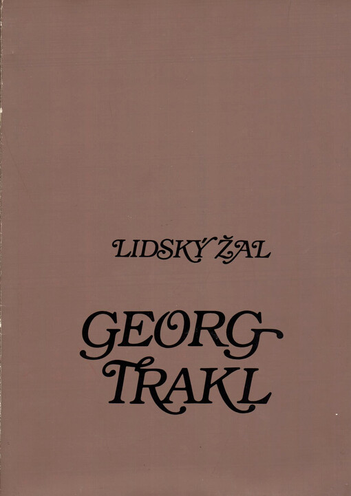 Lidský žal: výbor 12 básní