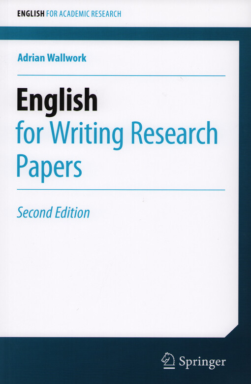 English for writing research papers
