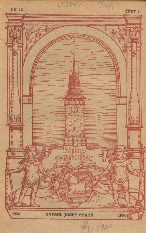 Dějiny Pardubic nad Labem.Dílu IV. část 4,Soupis domů předměstí Malého-Bílého, Dílu IV. část 4., Soupis domů předměstí Malého-Bílého