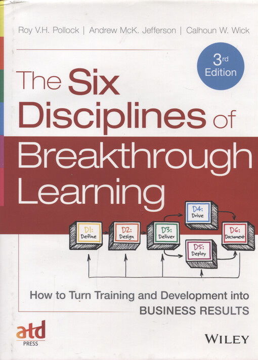 The six disciplines of breakthrough learning : how to turn training and development into business results