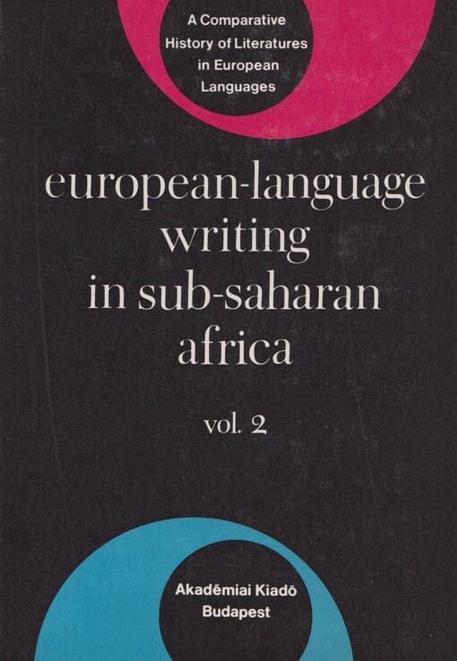 European-Language Writing in Sub-Saharan Africa