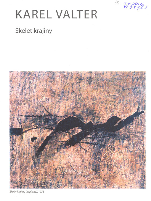 Karel Valter : skelet krajiny
