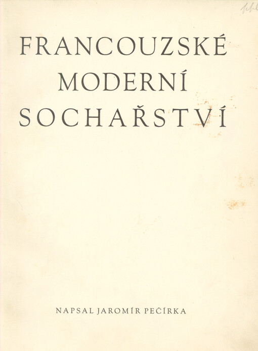 Francouzské moderní sochařství