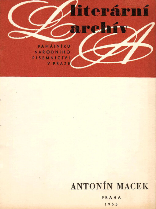 Antonín Macek: (1872-1923)