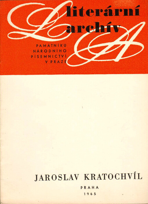 Jaroslav Kratochvíl: (1885-1945)