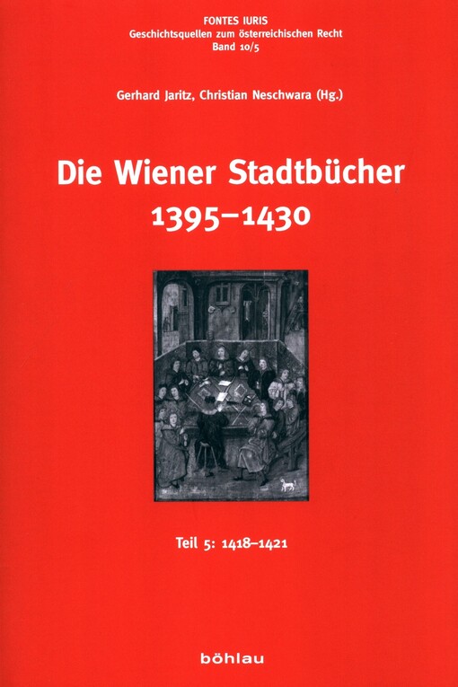 Die Wiener Stadtbücher 1395 - 1430