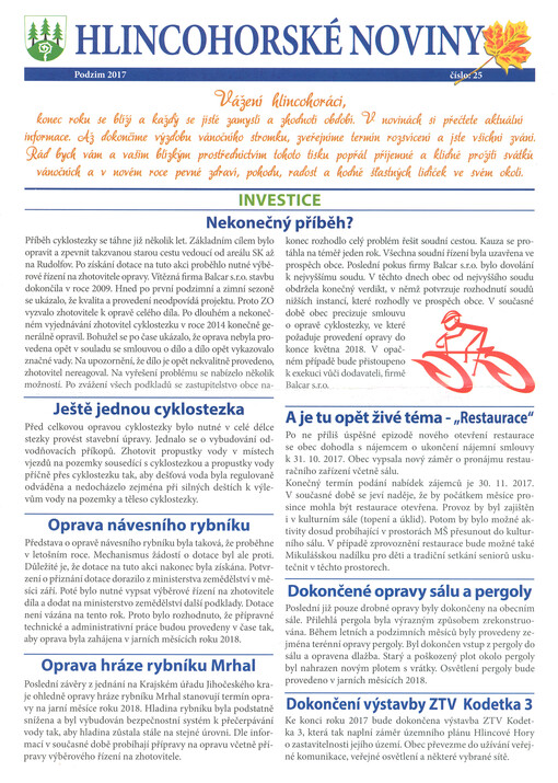 Hlincohorské noviny