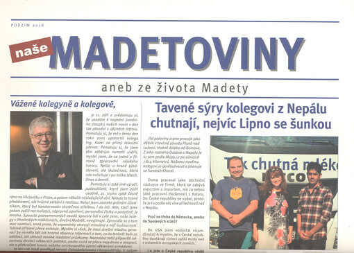 Naše madetoviny, aneb, Ze života Madety