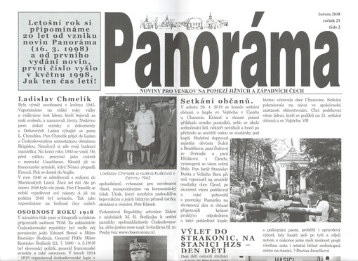 Panoráma : Černice - Def. Lažany - Újezd u Chanovic - Chanovice - Dobrotice - Holkovice