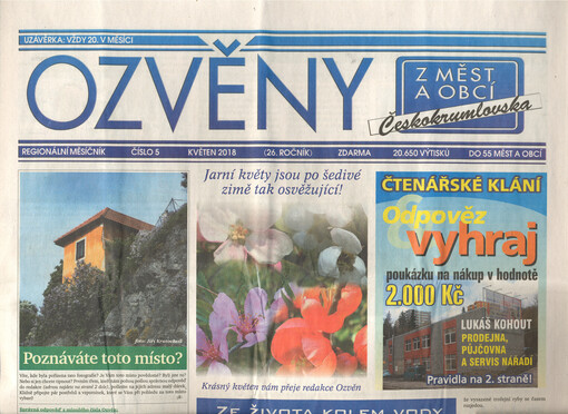 Ozvěny z měst a obcí Českokrumlovska : regionální měsíčník