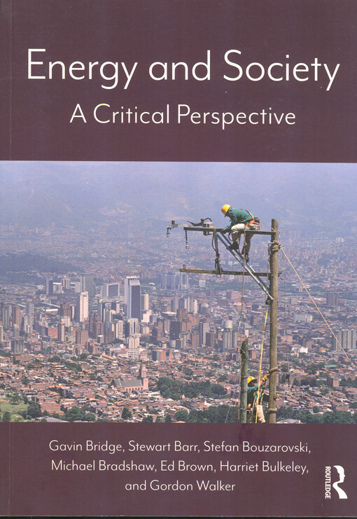 Energy and society : a critical perspective