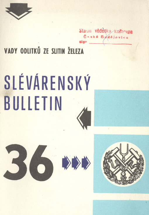 Vady odlitků ze slitin železa : třídění a popis vad, názvosloví vad