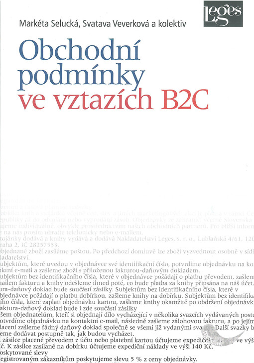 Obchodní podmínky ve vztazích B2C