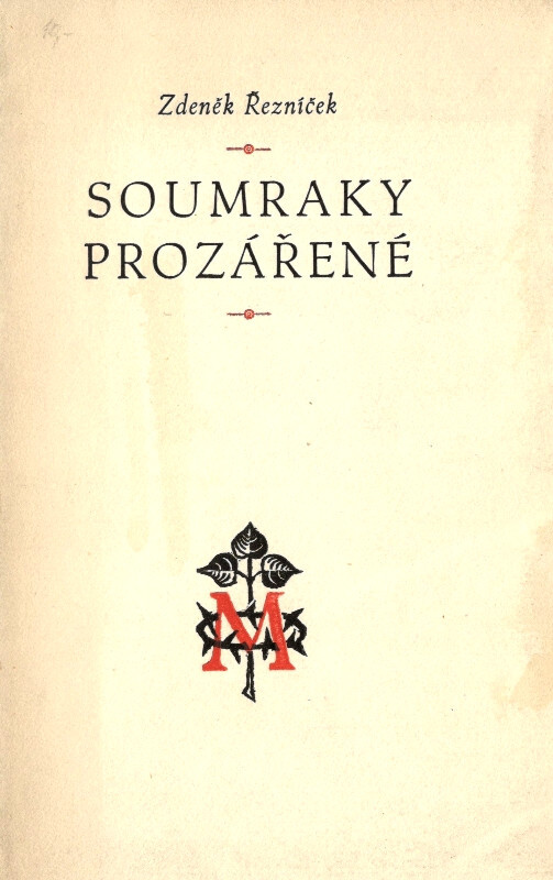 Soumraky prozářené : Poesie 1942-1945