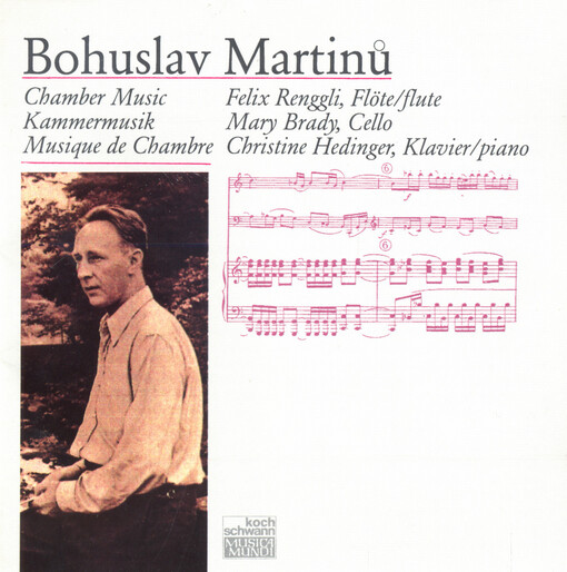 Trio (1944) for flute, violoncello and piano für Flöte, Violoncello und Klavier ; Sonata no. 1 (1939) for violoncello and piano = für Violoncello und Klavier ; Sonata (1945) for flute and piano = für Flöte und Klavier