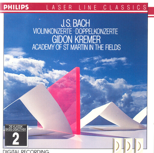 Concerto in D minor, BWV 1043 for 2 violins, strings and continuo Violin concerto in A minor, BWV 1041 ; Violin concerto in E, BWV 1042 ; Concerto in C minor, (BWV 1060) for violin, oboe, strings and continuo