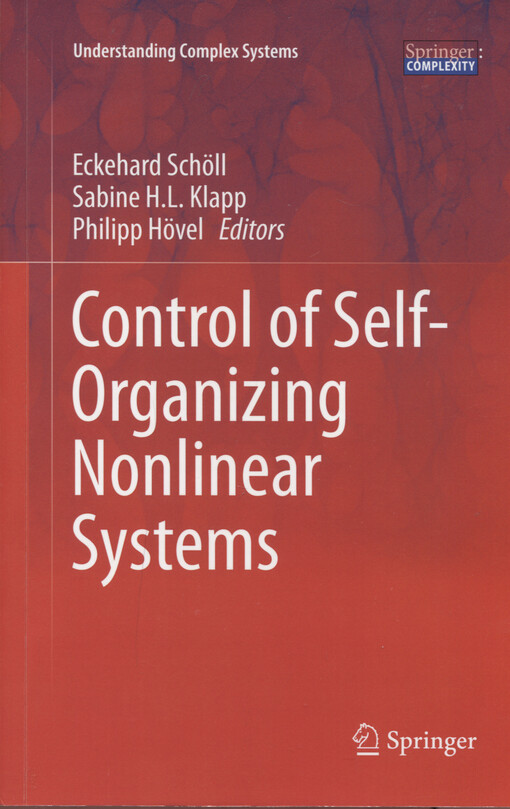 Control of self-organizing nonlinear systems