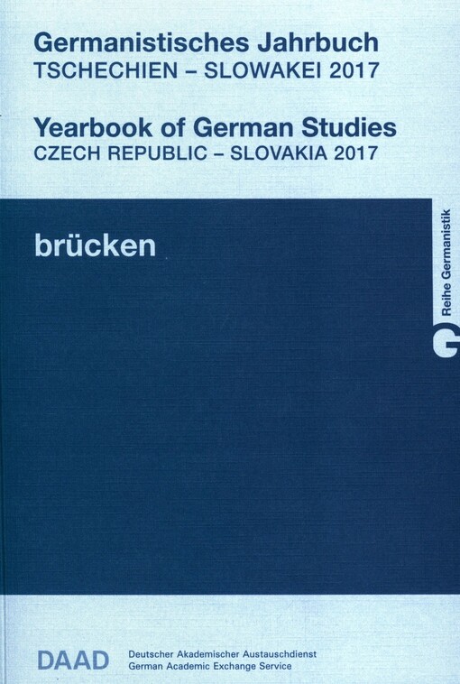 Brücken : Germanistisches Jahrbuch. Neue Folge