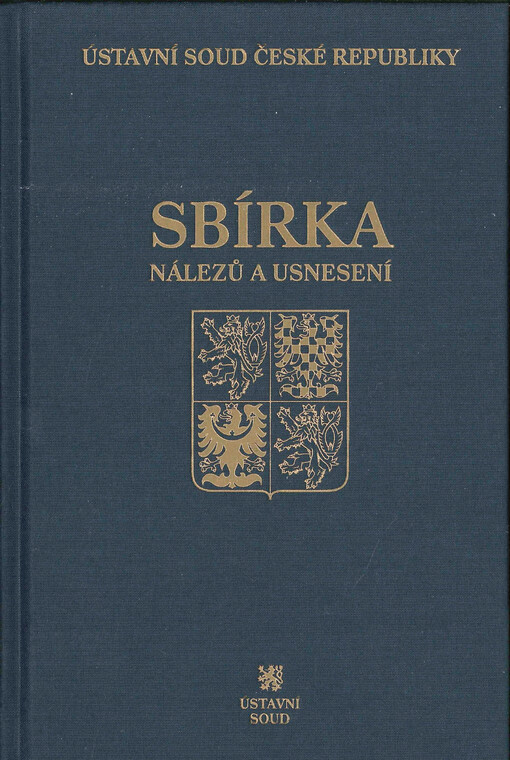 Sbírka nálezů a usnesení ÚS ČR, svazek 83