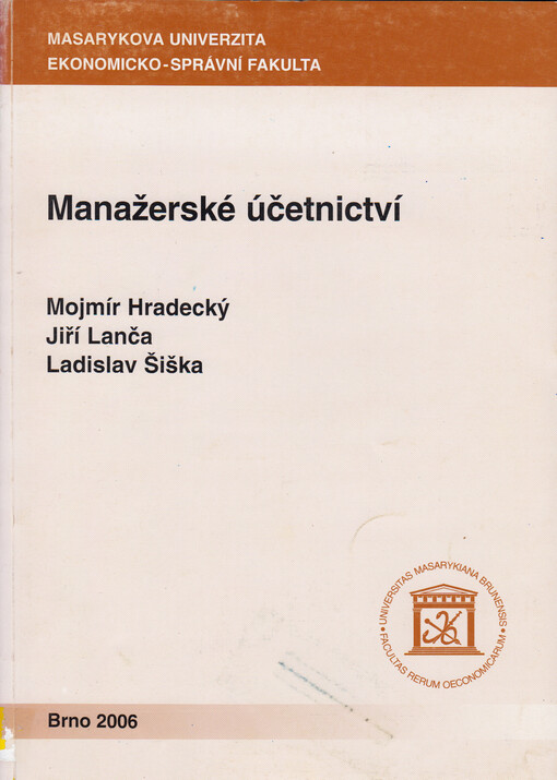 Manažerské účetnictví