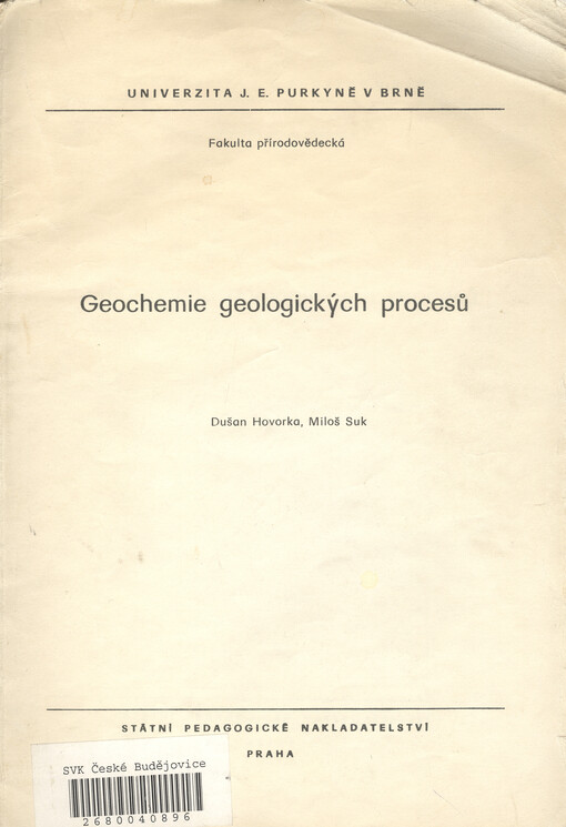 Geochemie geologických procesů