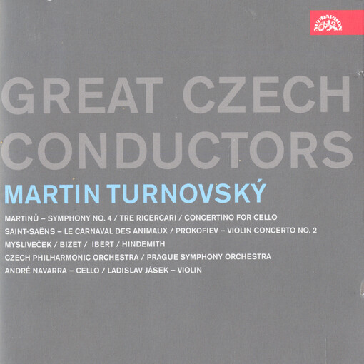 Great Czech conductors.Martin Turnovský