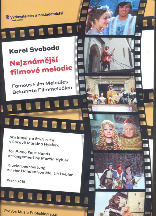 Nejznámější filmové melodie : pro klavír na čtyři ruce