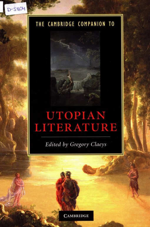 The Cambridge companion to utopian literature