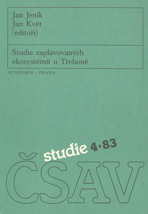 Studie zaplavovaných ekosystémů u Třeboně :[sborník]