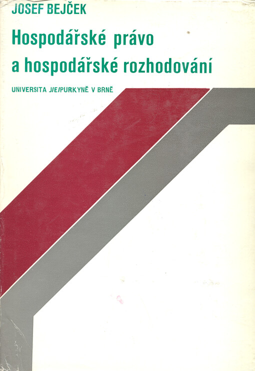 Hospodářské právo a hospodářské rozhodování