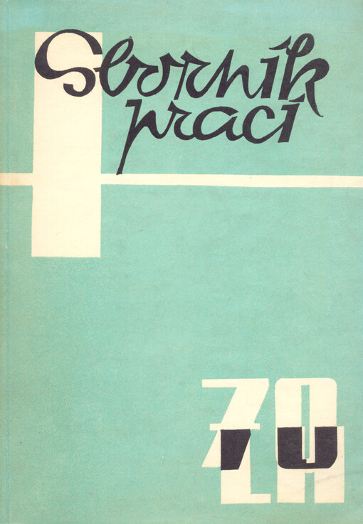 Sborník prací k sedmdesátinám universitního profesora PhDr. Ladislava Hosáka
