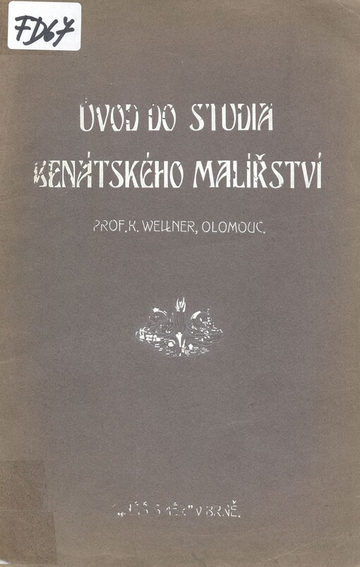 Úvod do studia benátského malířství