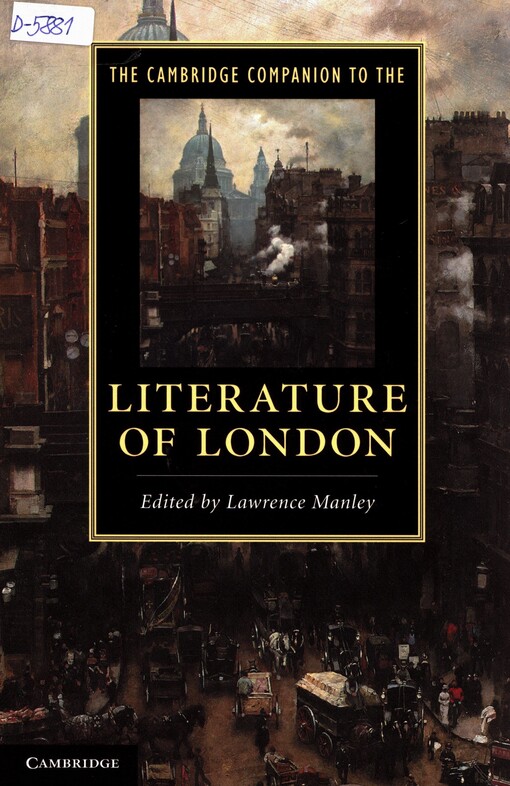 The Cambridge companion to the literature of London
