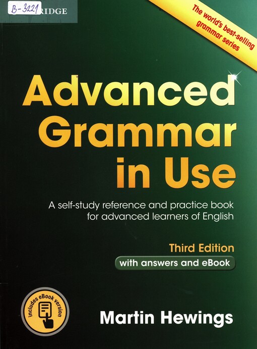 Advanced Grammar in Use (3rd Edition) with Answers a Interactive eBook