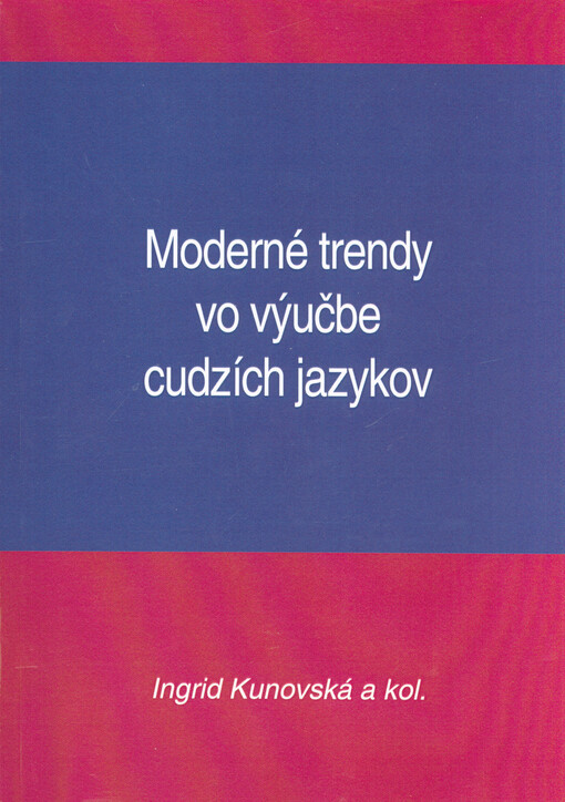 Moderné trendy vo výučbe cudzích jazykov