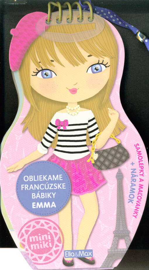 Obliekame francúzske bábiky EMMA – Maľovanky
