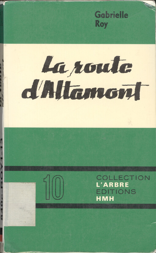 La route d'Altamont : roman