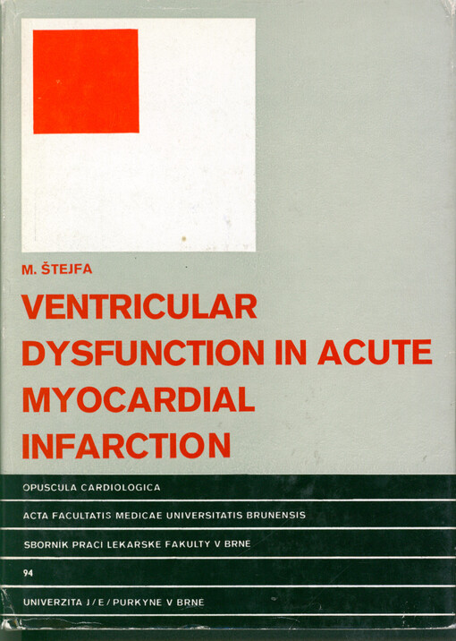 Ventricular Dysfunction in Acute Myocardial Infarction