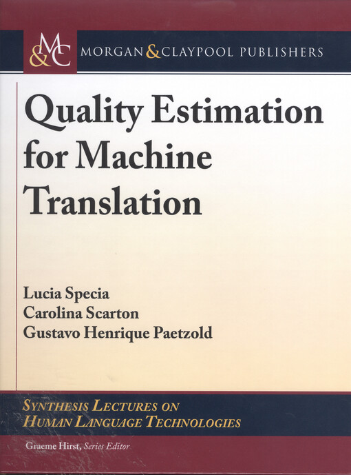 Quality estimation for machine translation