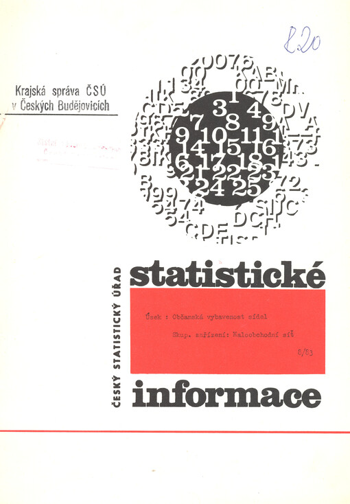 Občanská vybavenost sídel Jihočeského kraje 8/83