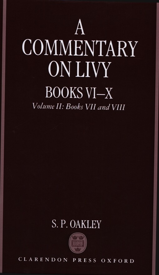 A commentary on Livy