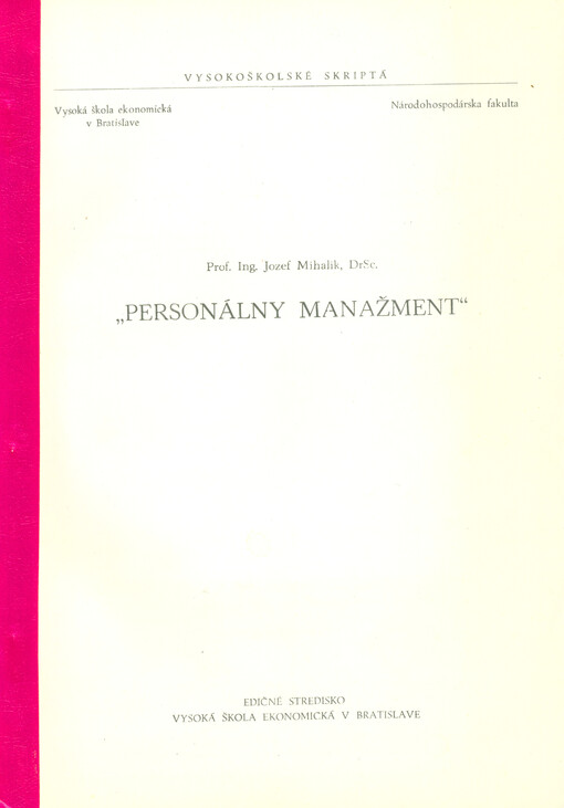 Personálny manažment