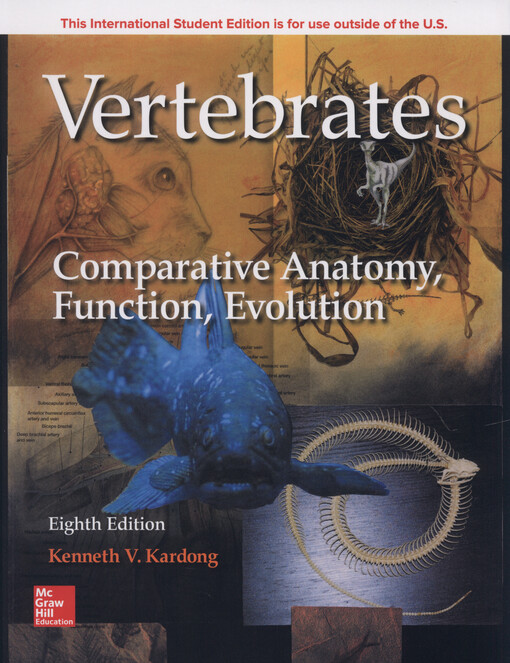 Vertebrates : comparative anatomy, function, evolution