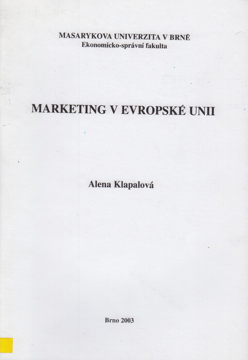 Marketing v Evropské unii