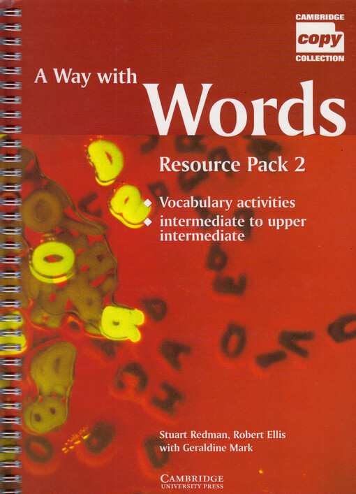 A way with words :vocabulary activities : intermediate to upper intermediate.Resource pack 2