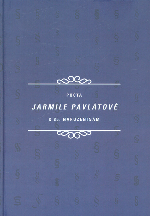 Pocta Jarmile Pavlátové k 85. narozeninám