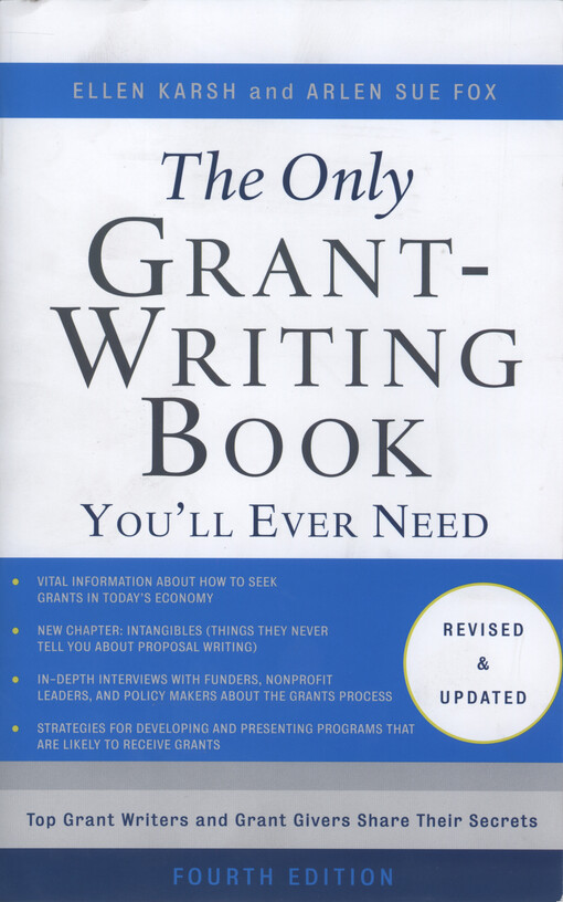 The only grant-writing book you'll ever need