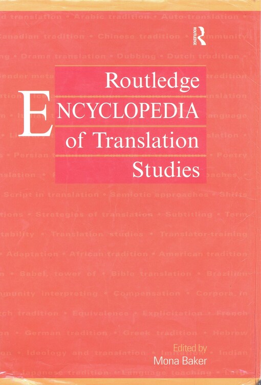 Routledge encyclopedia of translation studies